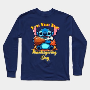 Giving Thanks Thanksgiving Stitch Thanksgiving 2023 Long Sleeve T-Shirt